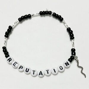 Taylor Swift Eras Tour Friendship Bracelet Reputation with Snake Charm